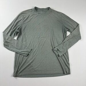 Free Fly Bamboo Long Sleeve Shirt Green Men's XL Performance Base Layer Active